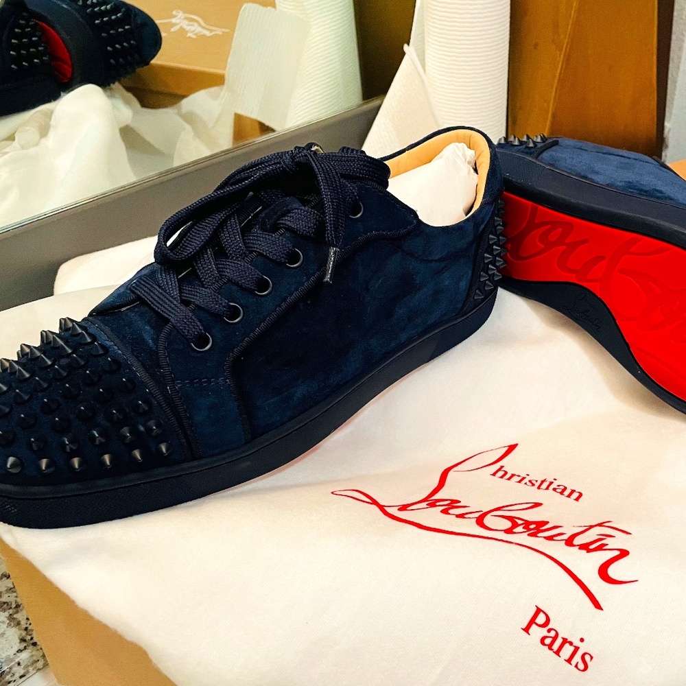 Christian Louboutin Seavaste 2 Navy Blue Size 41